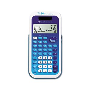 TI-34 MultiView Scientific Calculator, 16-Digit LCD