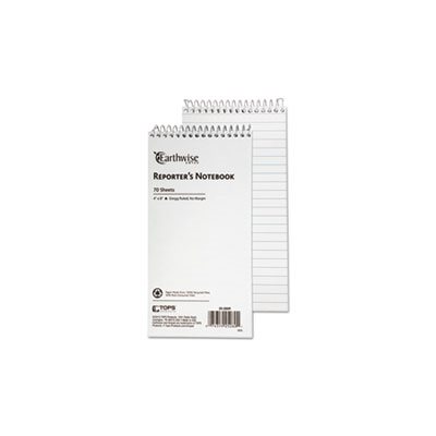 Earthwise by Ampad Recycled Reporter's Notebook, Legal / Wide, 4 x 8, WE, 70 SH