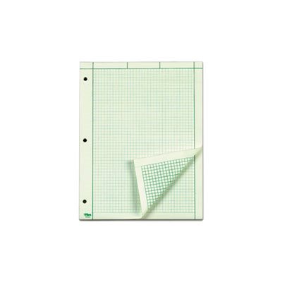 Engineering Computation Pad, 8 1 / 2 x 11, Green, 200 Sheets