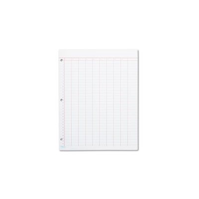 Data Pad w / Numbered Column Headings, 11 x 8 1 / 2, White, 50 Sheets