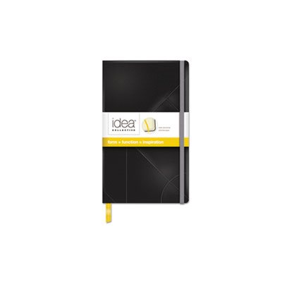 Idea Collective Journal, Hard Cover, Side Binding, 8 1 / 4 x 5, Black, 120 Sheets