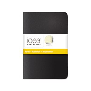 Idea Collective Journal, Soft Cover, Side, 5 1 / 2 x 3 1 / 2, Asst, 40 Sheets, 2 / PK