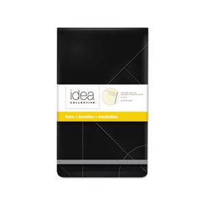 Idea Collective Journal, Hard Cover, Top Bound, 5 1 / 4 x 8 1 / 4, Black, 120 Sheets