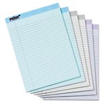 Prism Plus Colored Legal Pads, 8 1 / 2 x 11 3 / 4, Pastels, 50 Sheets, 6 Pads / Pack