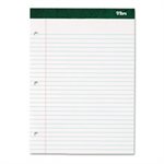 Double Docket Writing Pad, 8 1 / 2 x 11 3 / 4, Legal / Wide, White, 100 Sheets
