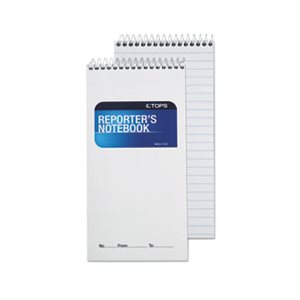 Reporter Notebook, Legal / Wide, 4 x 8, White, 70 Sheets, Dozen