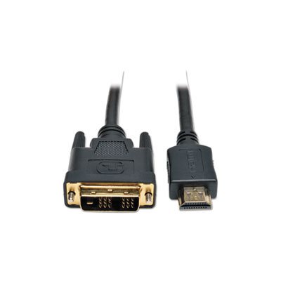 P566-006 6ft HDMI to DVI Gold Digital Video Cable HDMI-M  /  DVI-M, 6'