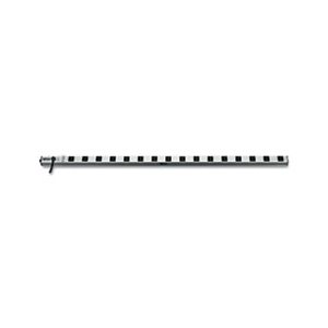 Vertical Power Strip, 16 Outlets, 1 1 / 2 x 48 x 1 / 2, 15 ft Cord, Silver