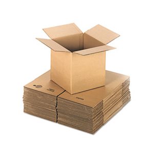 Brown Corrugated - Cubed Fixed-Depth Shipping Boxes, 12l x 12w x 12h, 25 / Bundle