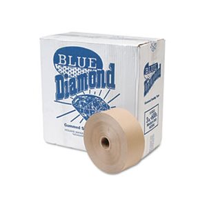 Non-Reinforced Kraft Sealing Tape, 3" x 600ft, Brown, 10 / Carton