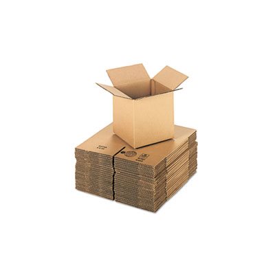 Brown Corrugated - Cubed Fixed-Depth Shipping Boxes, 8l x 8w x 8h, 25 / Bundle