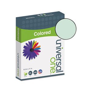 Colored Paper, 20lb, 8-1 / 2 x 11, Green, 500 Sheets / Ream