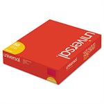 FASTENER FOLDER, Deluxe, Reinforced, Top Tab, TWO Fasteners, 1 / 3 Tab, Letter, Red, 50 / Box