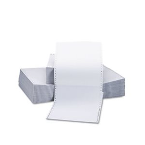 Two-Part Carbonless Paper, 15lb, 9-1 / 2 x 11, Perforated, White, 1650 Sheets