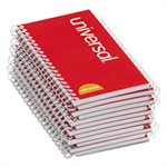 Wirebound Memo Book, Narrow Rule, 5 x 3, Orange, 12 50 Sheet Pads / Pack