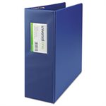 D-Ring Binder, 4" Capacity, 8-1 / 2 x 11, Royal Blue