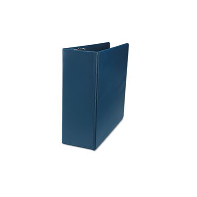 D-Ring Binder, 4" Capacity, 8-1 / 2 x 11, Navy