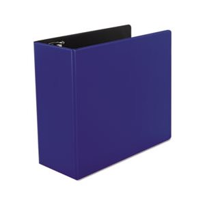 D-Ring Binder, 5" Capacity, 8-1 / 2 x 11, Royal Blue