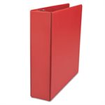 D-Ring Binder, 2" Capacity, 8-1 / 2 x 11, Red