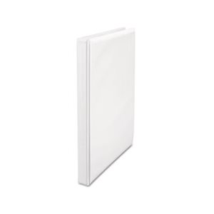 Economy Round Ring View Binder, 1 / 2" Capacity, White