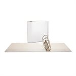 Slant-Ring Economy View Binder, 5" Capacity, White