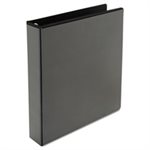 Push-Open Deluxe Plus D-Ring View Binder, 1-1 / 2" Capacity, 8-1 / 2 x 11, Black