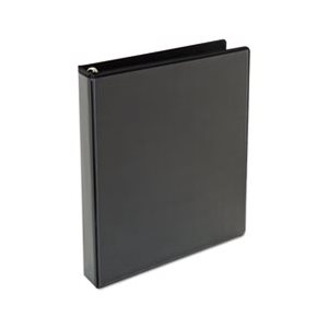 Comfort Grip Round Ring View Binder, 1" Capacity, 8-1 / 2 x 11, Black