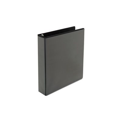 Comfort Grip Round Ring View Binder, 1-1 / 2" Capacity, 8-1 / 2 x 11, Black