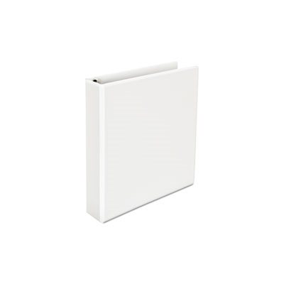 Comfort Grip Round Ring View Binder, 1-1 / 2" Capacity, 8-1 / 2 x 11, White