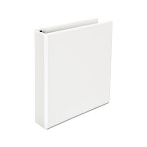 Comfort Grip Round Ring View Binder, 1-1 / 2" Capacity, 8-1 / 2 x 11, White