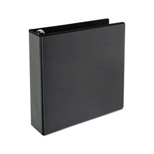 Comfort Grip Round Ring View Binder, 2" Capacity, 9-1 / 2 x 11, Black