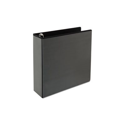 Comfort Grip Round Ring View Binder, 3" Capacity, 8-1 / 2 x 11, Black