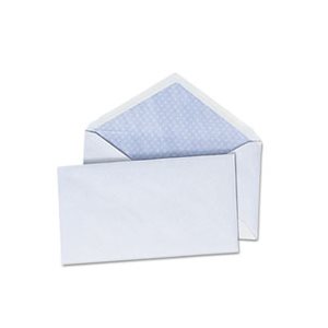 Security Envelope, 3 5 / 8 x 6 1 / 2, White, 250 / Box