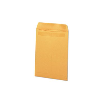 Self Stick File Style Envelope, 10 x 13, Brown, 250 / Box