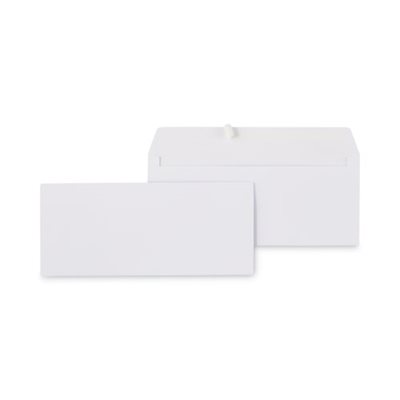 Peel Seal Strip Business Envelope, #10, 4 1 / 8 x 9 1 / 2, White, 500 / Box