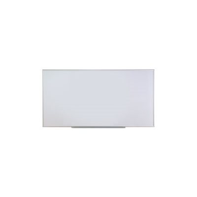 Dry Erase Board, Melamine, 96 x 48, Satin-Finished Aluminum Frame