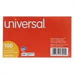 Unruled Index Cards, 3 x 5, White, 100 / Pack