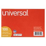 Unruled Index Cards, 4 x 6, White, 100 / Pack