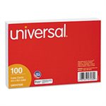 Ruled Index Cards, 4 x 6, White, 100 / Pack