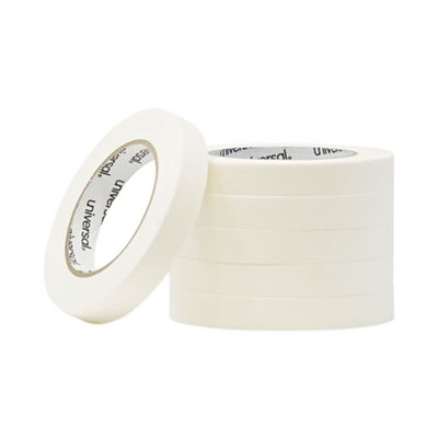 General Purpose Masking Tape, 18mm x 54.8m, 3" Core, 6 / Pack