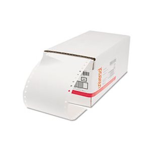 Dot Matrix Printer Labels, 1 Across, 1-7 / 16 x 4, White, 5000 / Box