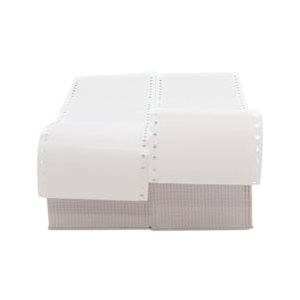 Dot Matrix Printer Labels, 1 Across, 2-15 / 16 x 4, White, 5000 / Box