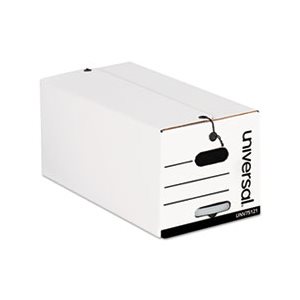 String / Button Storage Box, Letter, Fiberboard, White, 12 / Carton