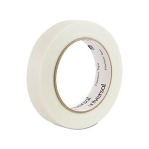 165# Medium Grade Filament Tape, 24mm x 54.8m, 3" Core, Clear