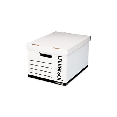 Lift-Off Lid File Storage Box, Letter, Fiberboard, White, 12 / Carton Lift-Off Lid File Storage Box, Letter, Fiberboard, White, 12 / Carton