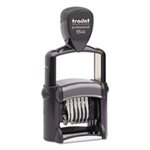 Professional Numberer, Self-Inking, Type Size 1 1 / 2, Six Digits, Black