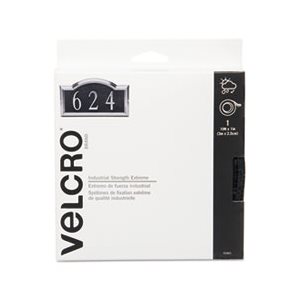 VELCRO® Brand Industrial Strength Velcro Self Stick Tape, 10"W x 1', Black