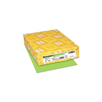 Color Paper, 24lb, 8 1 / 2 x 11, Martian Green, 500 Sheets