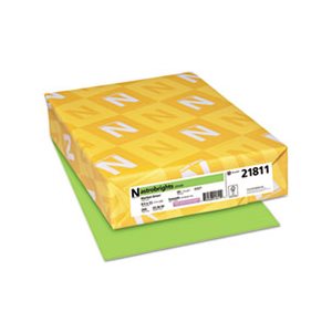 Color Cardstock, 65lb, 8 1 / 2 x 11, Martian Green, 250 Sheets