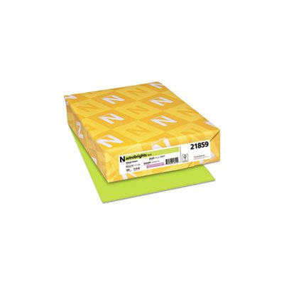 Color Paper, 24lb, 8 1 / 2 x 11, Vulcan Green, 500 Sheets